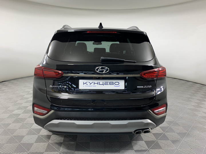 HYUNDAI Santa Fe 2.2, 2018 года, Автоматическая, ЧЕРНЫЙ