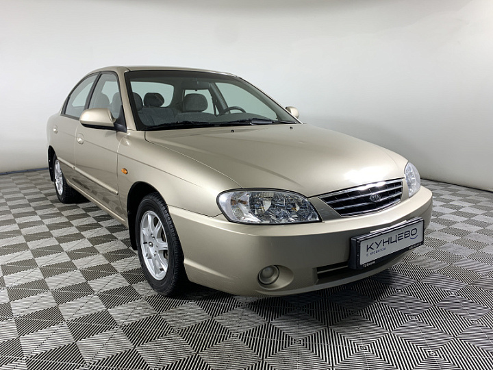 KIA Spectra 1.6, 2008 года, Механика, Золотистый