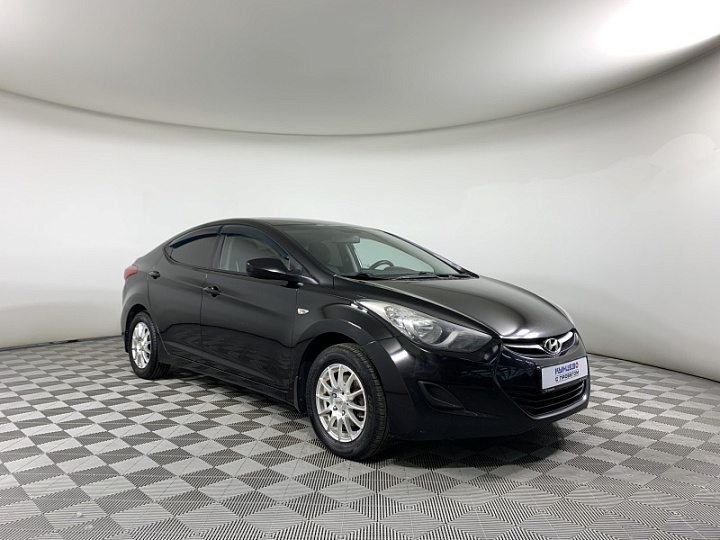 HYUNDAI Elantra 1.6, 2013 года, Механика, ЧЕРНЫЙ