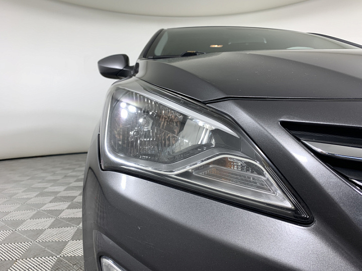 HYUNDAI Solaris 1.6, 2015 года, Автоматическая, ТЕМНО-СЕРЫЙ