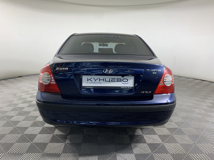 HYUNDAI Elantra 1.6, 2009 года, Механика, СИНИЙ