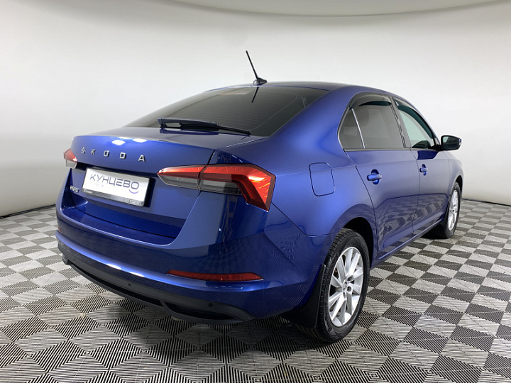 SKODA Rapid 1.4, 2020 года, Робот, СИНИЙ