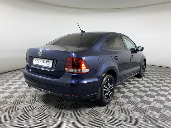 VOLKSWAGEN Polo 1.6, 2017 года, Автоматическая, ТЕМНО-СИНИЙ