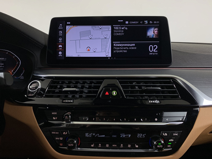 BMW 5 серии 3, 2021 года, Автоматическая, Черный