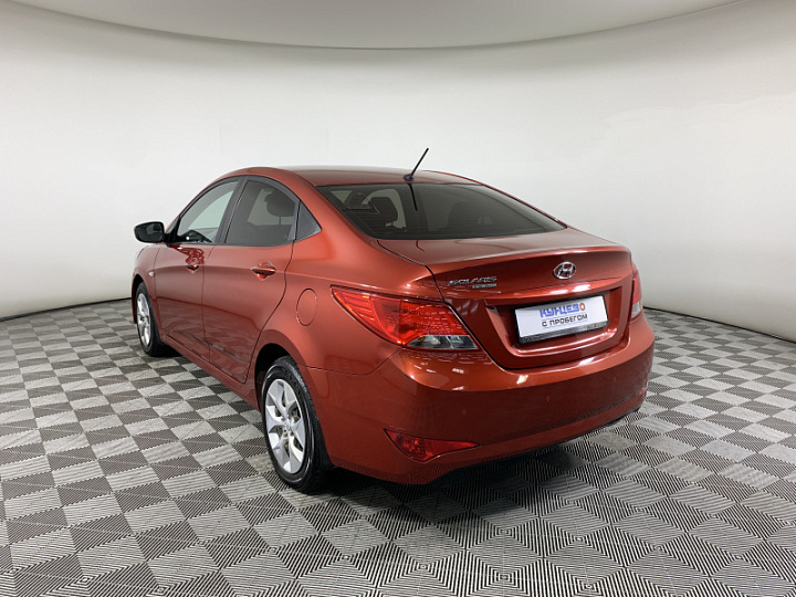 HYUNDAI Solaris 1.4, 2016 года, Автоматическая, Красный гранат