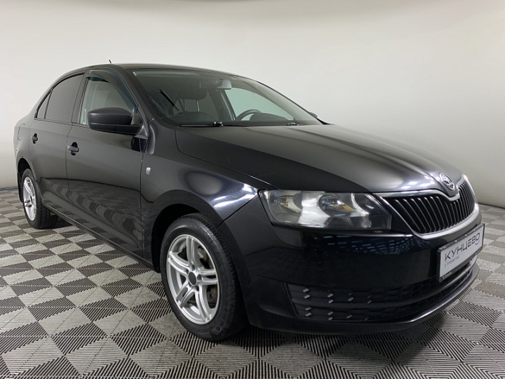 Skoda Rapid 1.6, 2017 года, Механика, Черный