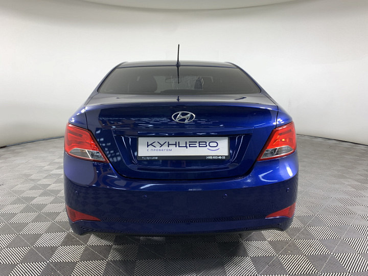 HYUNDAI Solaris 1.6, 2016 года, Автоматическая, СИНИЙ