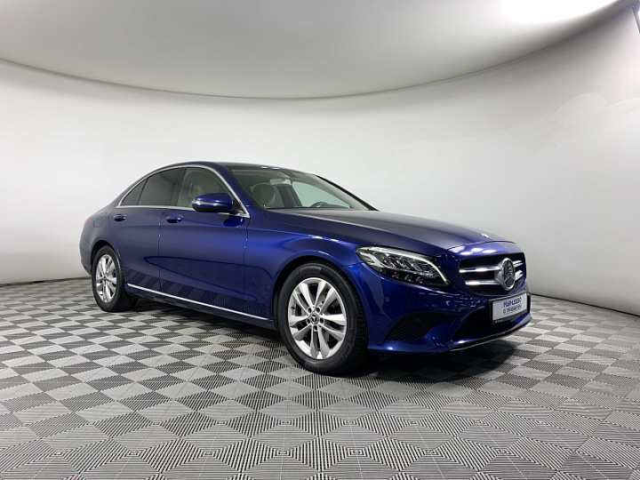 MERCEDES-BENZ C-Класс 180 1.5, 2019 года, Автоматическая, СИНИЙ