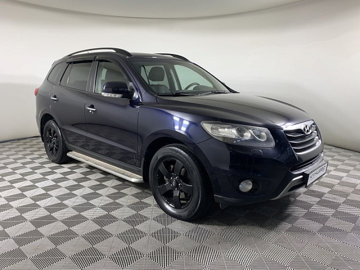 Hyundai Santa Fe 2.2, 2012 года, Автоматическая, Синий