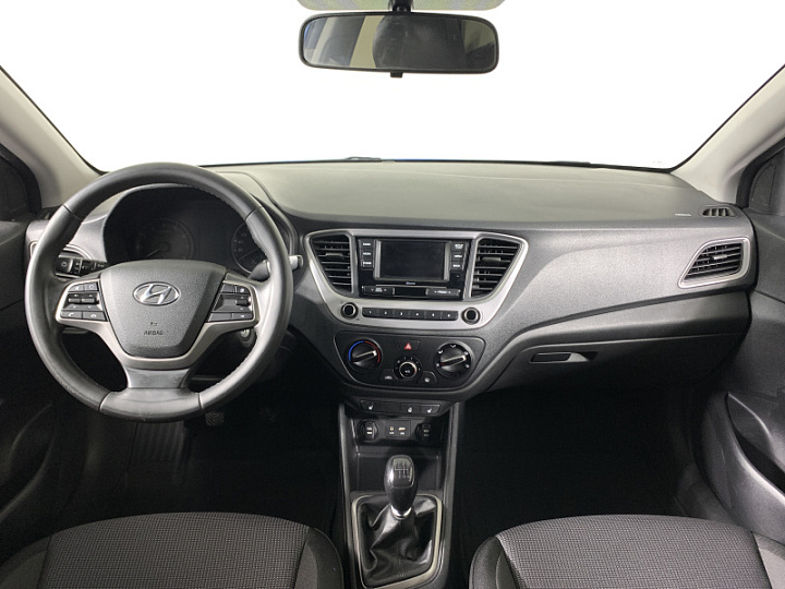 HYUNDAI Solaris 1.6, 2018 года, Механика, СИНИЙ