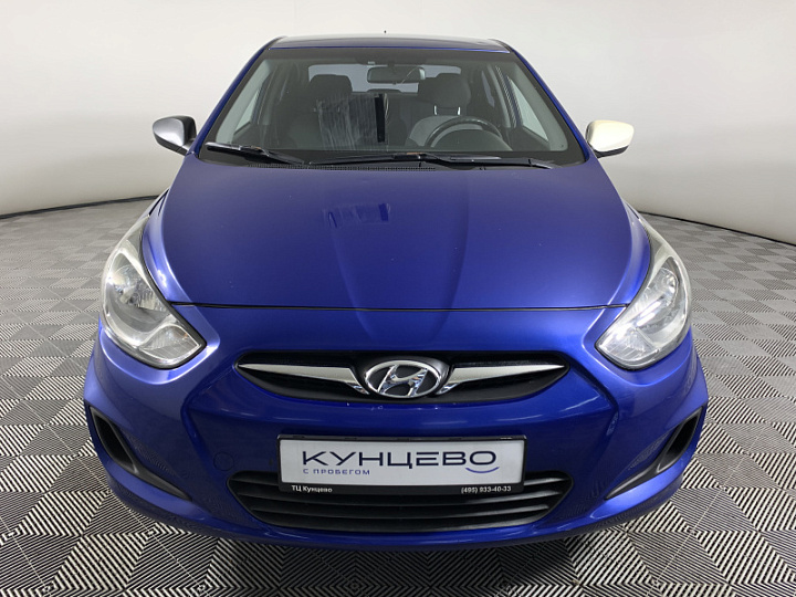 Hyundai Solaris 1.6, 2011 года, Автоматическая, ТЕМНО-СИНИЙ