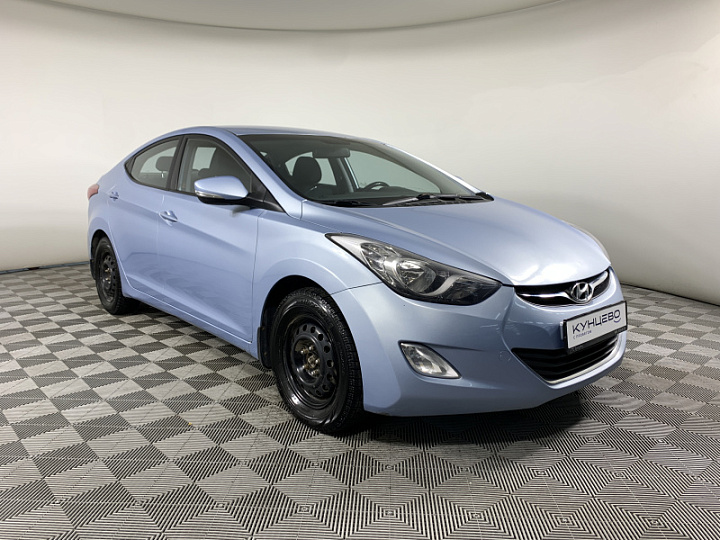 HYUNDAI Elantra 1.6, 2012 года, Автоматическая, ГОЛУБОЙ