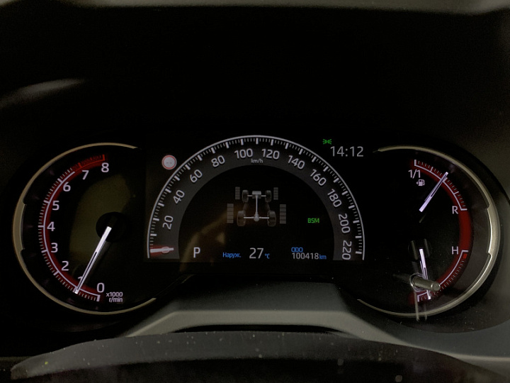 Toyota RAV4 2.5, 2021 года, Вариатор, Черный
