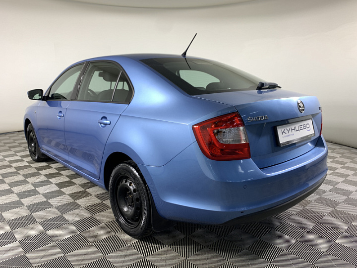 SKODA Rapid 1.6, 2014 года, Автоматическая, СИНИЙ