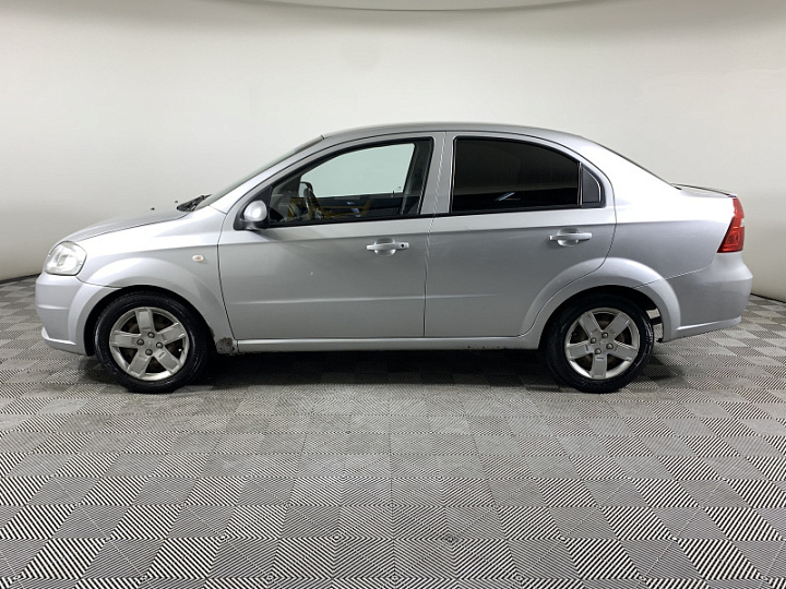 Chevrolet Aveo 1.2, 2009 года, Механика, Серебристый