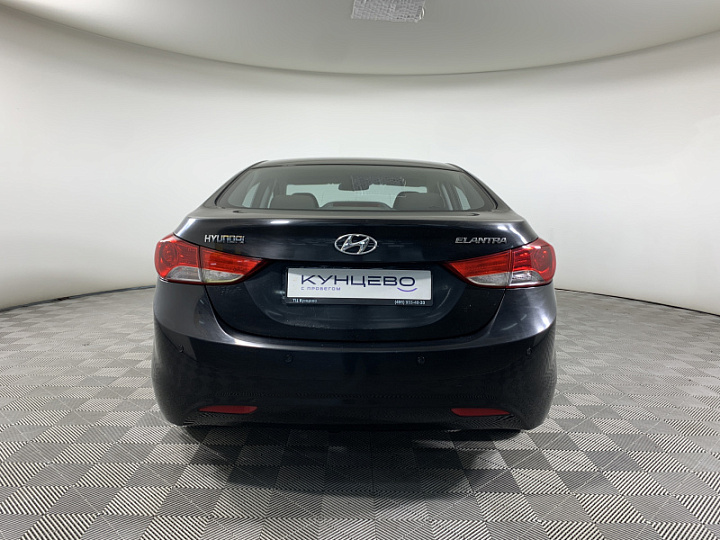 HYUNDAI Elantra 1.6, 2012 года, Автоматическая, ЧЕРНЫЙ