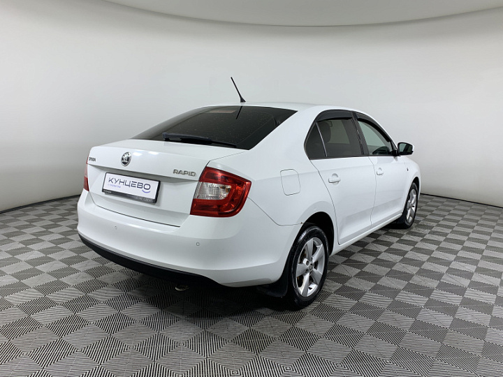 SKODA Rapid 1.6, 2015 года, Автоматическая, БЕЛЫЙ