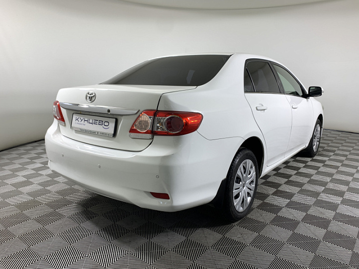 TOYOTA Corolla 1.6, 2012 года, Автоматическая, БЕЛЫЙ