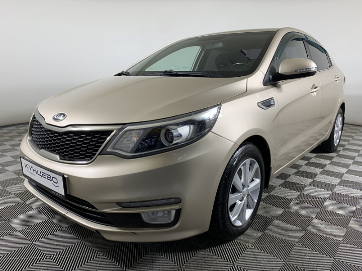 KIA Rio 1.6, 2015 года, Автоматическая, БЕЖЕВЫЙ
