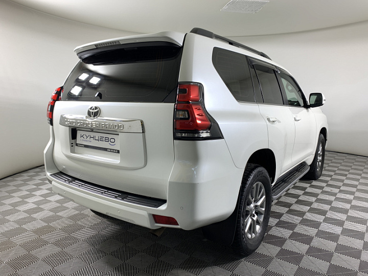 TOYOTA Land Cruiser Prado 2.8, 2018 года, Автоматическая, БЕЛЫЙ