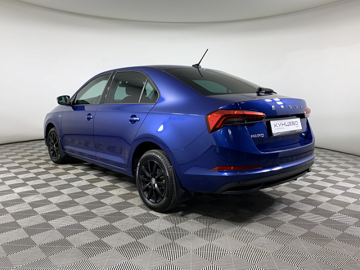 SKODA Rapid 1.6, 2022 года, Автоматическая, СИНИЙ