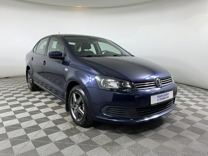 VOLKSWAGEN Polo 1.6, 2013 года, Автоматическая, ТЕМНО-СИНИЙ