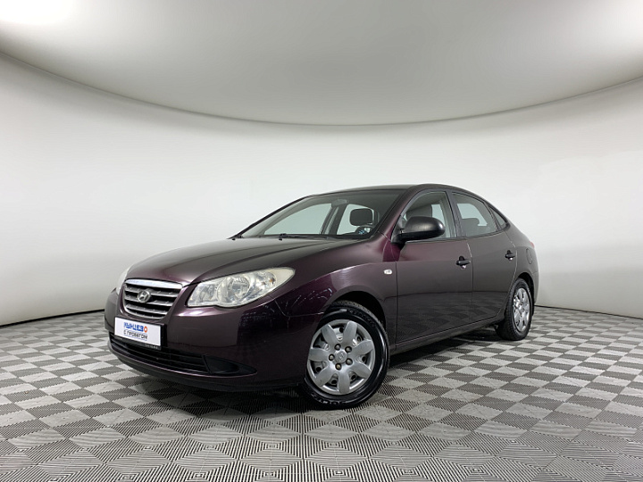 HYUNDAI Elantra 1.6, 2007 года, Механика, Вишневый