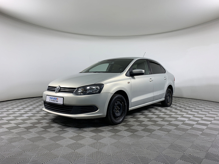 VOLKSWAGEN Polo 1.6, 2012 года, Механика, Серебристо-желтый