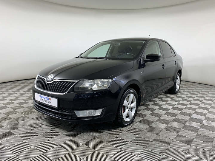 SKODA Rapid 1.6, 2014 года, Автоматическая, ЧЕРНЫЙ