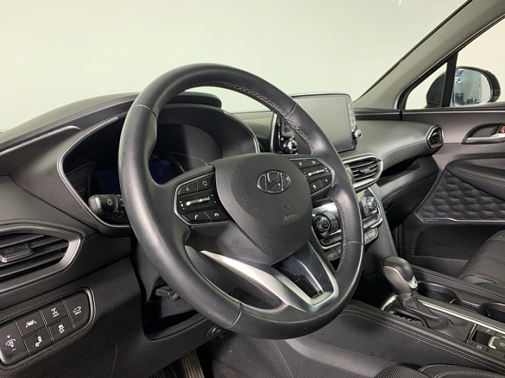 HYUNDAI Santa Fe 2.2, 2019 года, Автоматическая, ЧЕРНЫЙ