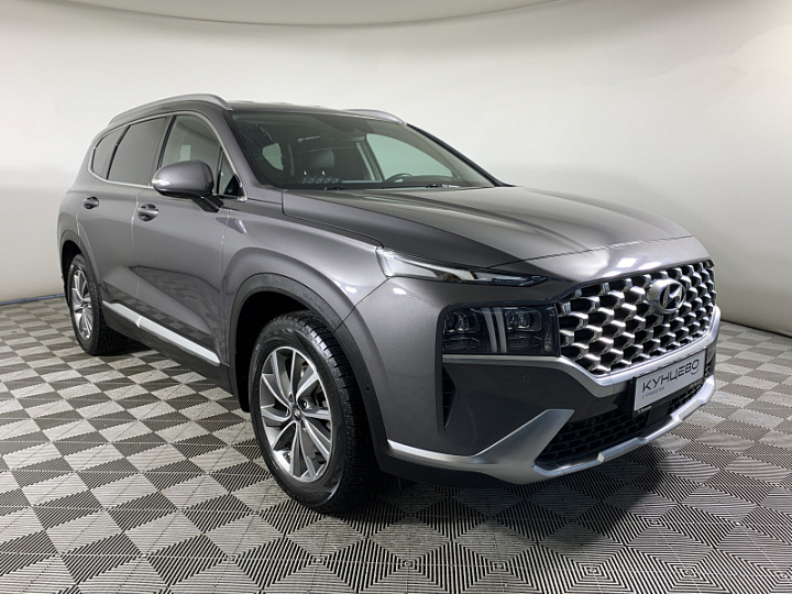 HYUNDAI Santa Fe 2.2, 2021 года, Робот, СЕРЫЙ