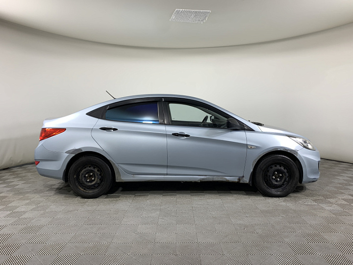 HYUNDAI Solaris 1.4, 2011 года, Механика, Серо-голубой