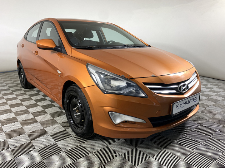 HYUNDAI Solaris 1.6, 2015 года, Автоматическая, ОРАНЖЕВЫЙ