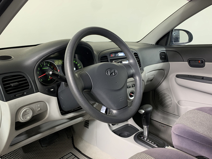 HYUNDAI Accent 1.4, 2008 года, Автоматическая, СИНИЙ