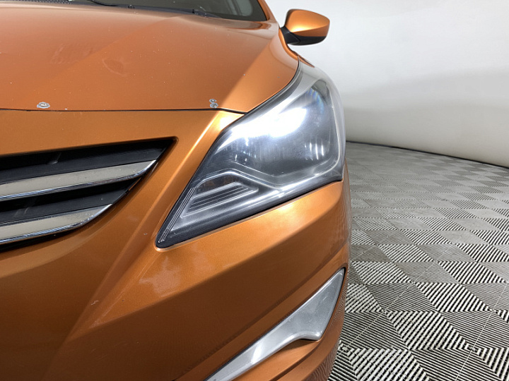 HYUNDAI Solaris 1.6, 2015 года, Автоматическая, ОРАНЖЕВЫЙ