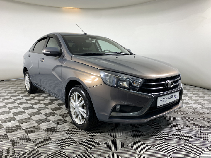 Lada Vesta 1.8, 2018 года, Робот, Серо-голубой