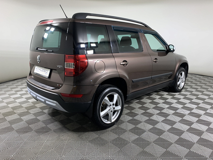 Skoda Yeti 1.8, 2014 года, Робот, Коричневый