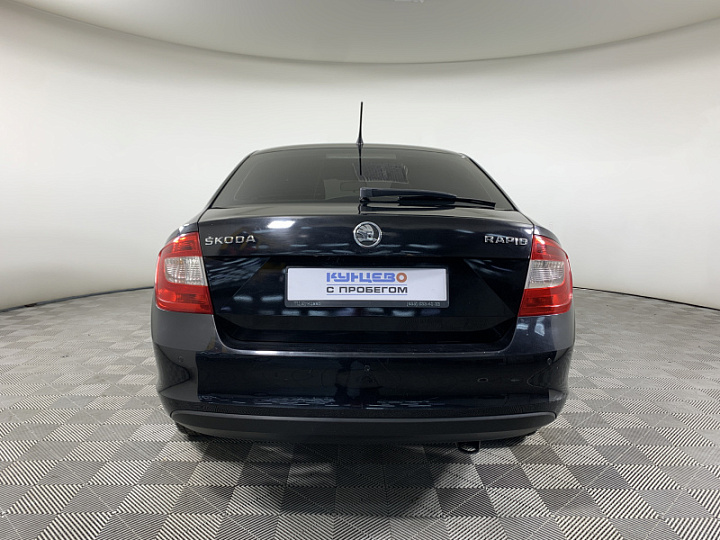 SKODA Rapid 1.6, 2014 года, Автоматическая, ЧЕРНЫЙ