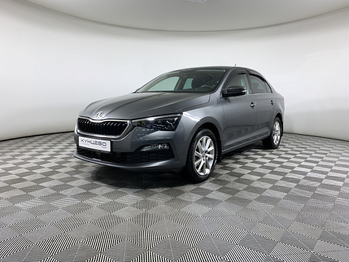 SKODA Rapid 1.4, 2021 года, Робот, СЕРЫЙ