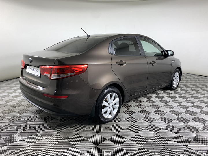 KIA Rio 1.6, 2016 года, Автоматическая, Коричневый