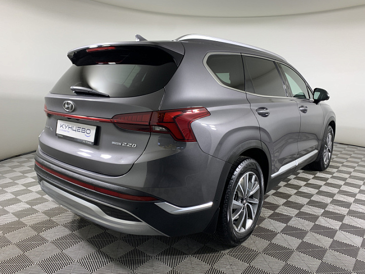 HYUNDAI Santa Fe 2.2, 2021 года, Робот, СЕРЫЙ
