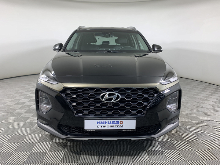 HYUNDAI Santa Fe 2.2, 2019 года, Автоматическая, ЧЕРНЫЙ