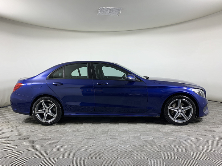 Mercedes-Benz C-Класс 180 1.6, 2016 года, Автоматическая, Синий