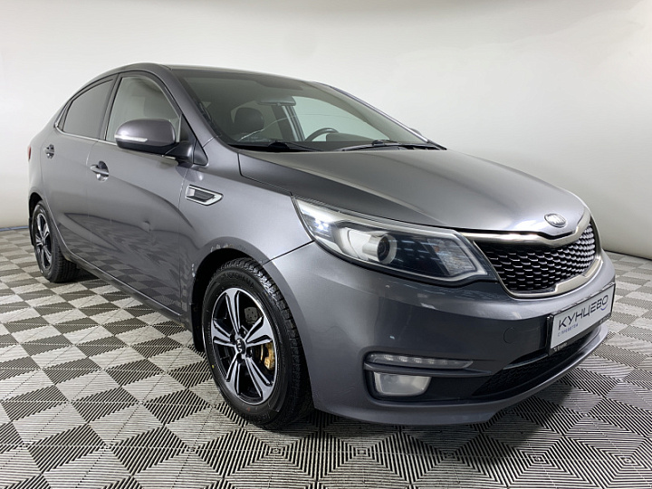 KIA Rio 1.6, 2016 года, Механика, ТЕМНО-СЕРЫЙ