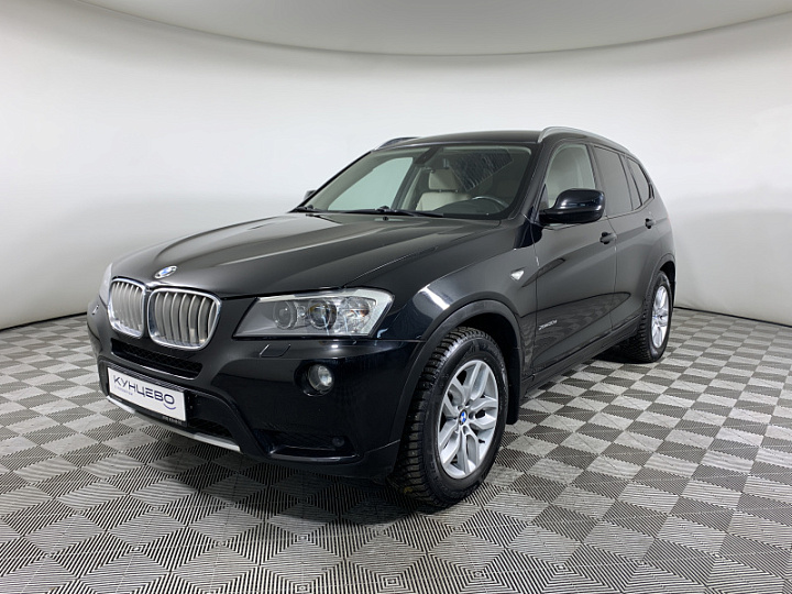 BMW X3 3, 2012 года, Автоматическая, ЧЕРНЫЙ