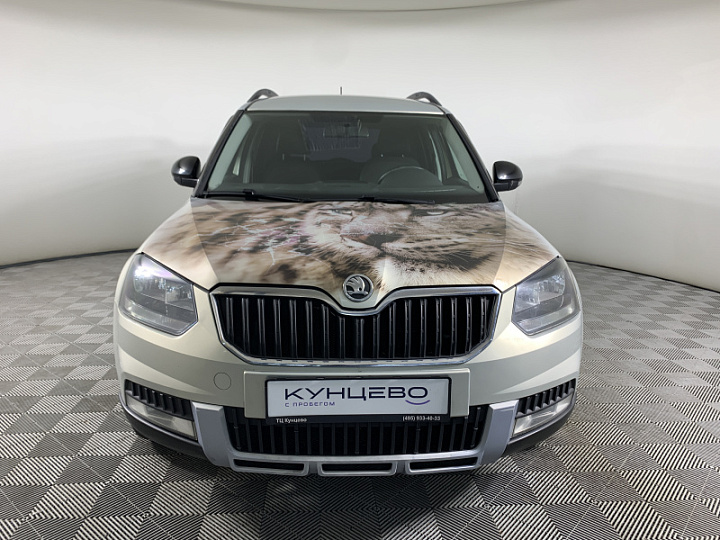 SKODA Yeti 1.4, 2014 года, Робот, Серебристо-желтый