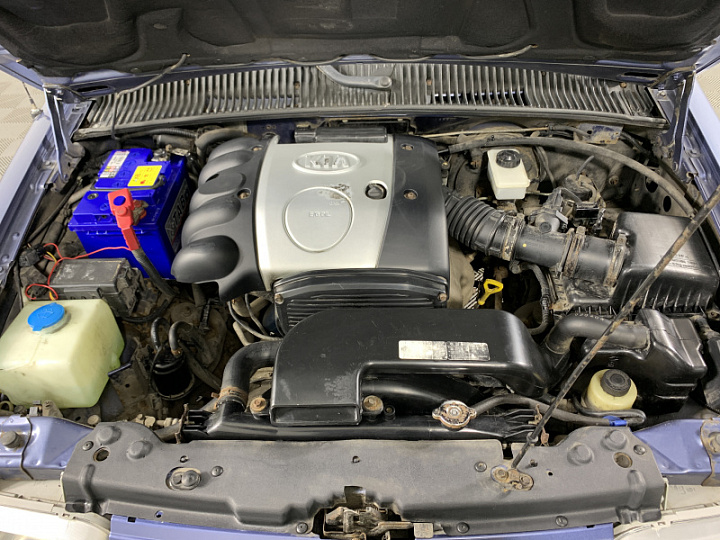 KIA Sportage 2, 2002 года, Автоматическая, ТЕМНО-СИНИЙ