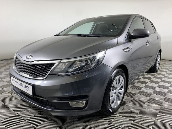 KIA Rio 1.4, 2015 года, Автоматическая, ТЕМНО-СЕРЫЙ