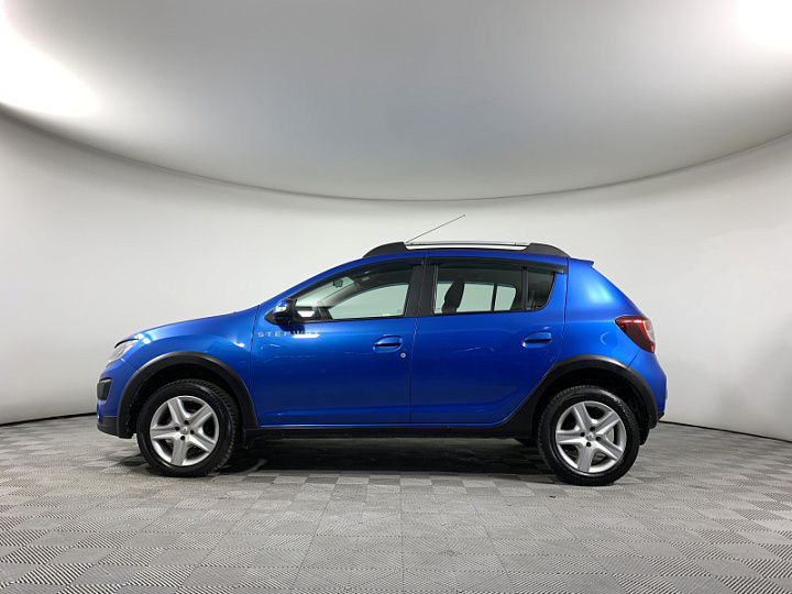 RENAULT Sandero 1.6, 2018 года, Автоматическая, Светло-синий