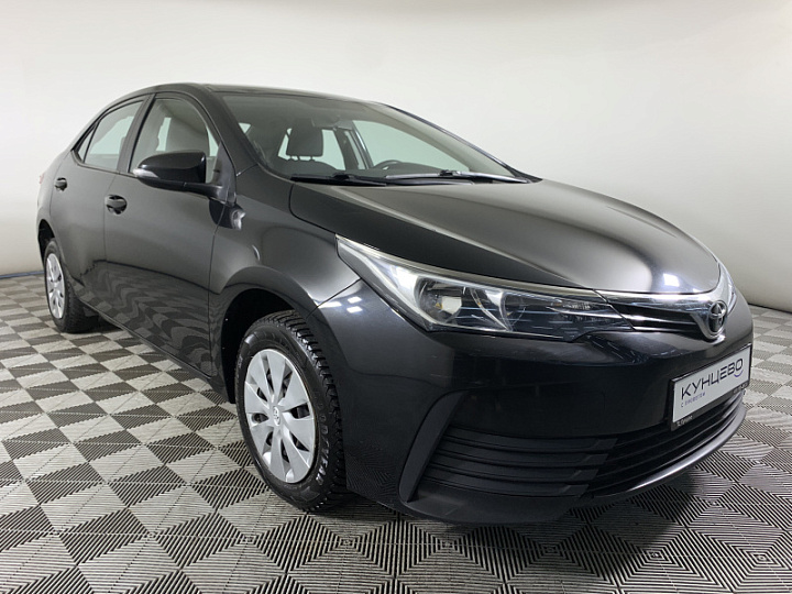 TOYOTA Corolla 1.6, 2016 года, Вариатор, ЧЕРНЫЙ